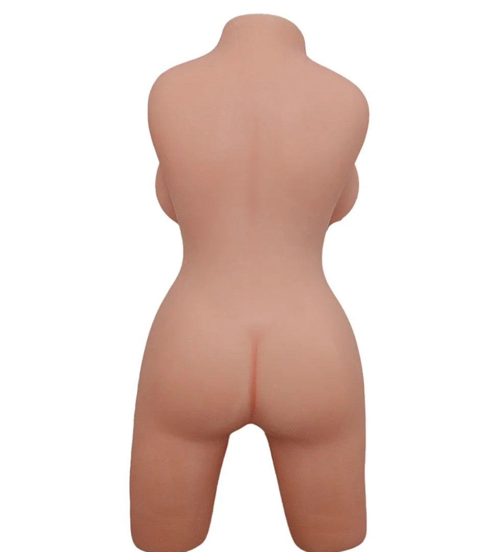 Torso realista con vagina dildo