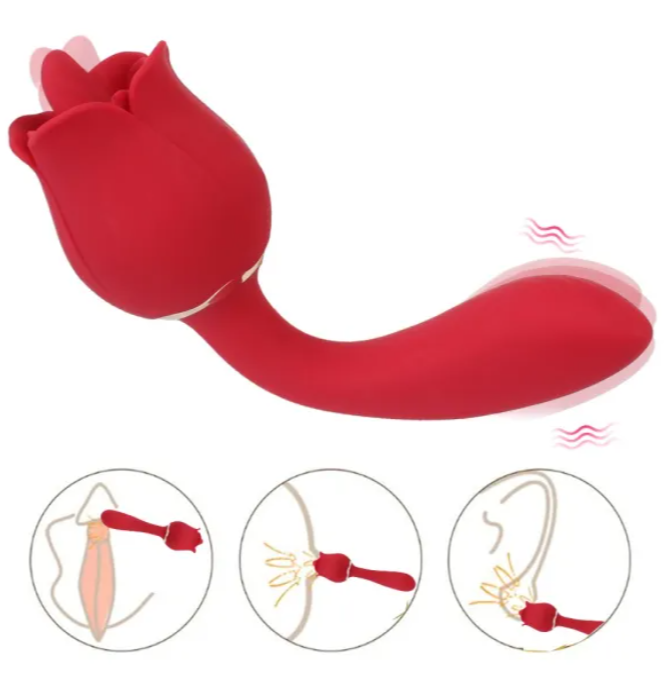 VIbrador y Estimulador con Lengua Ross