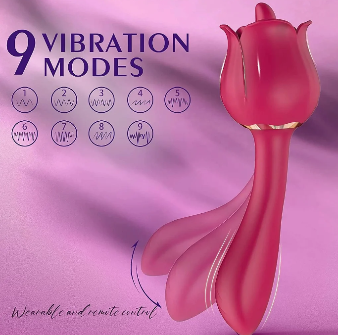VIbrador y Estimulador con Lengua Ross