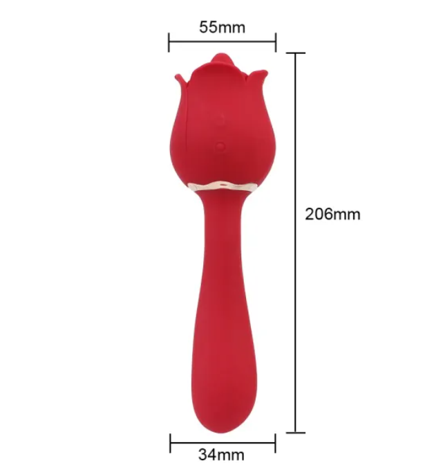 VIbrador y Estimulador con Lengua Ross