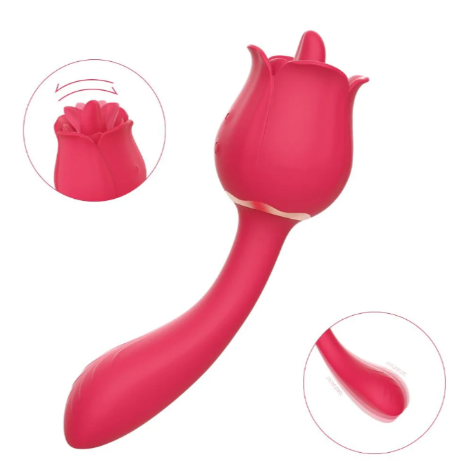VIbrador y Estimulador con Lengua Ross