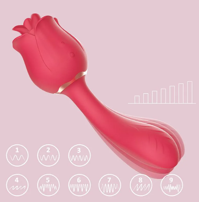 VIbrador y Estimulador con Lengua Ross