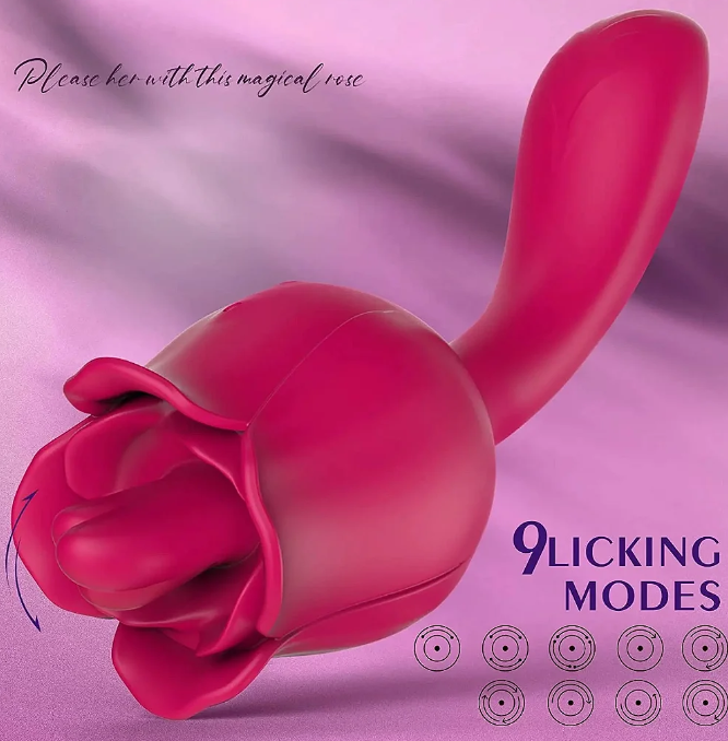 VIbrador y Estimulador con Lengua Ross