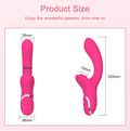 Vibrador penetrante estimulador del punto G con succión clitoriana