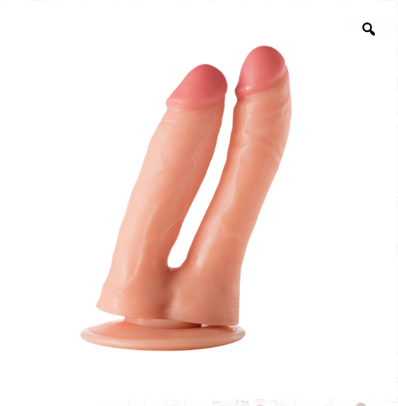 Dildo Doble Pene Realista Vaginal y Anal Penetración