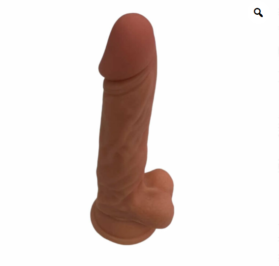 Dildo Realista Pene Real Testiculos Venas 19,5 cm