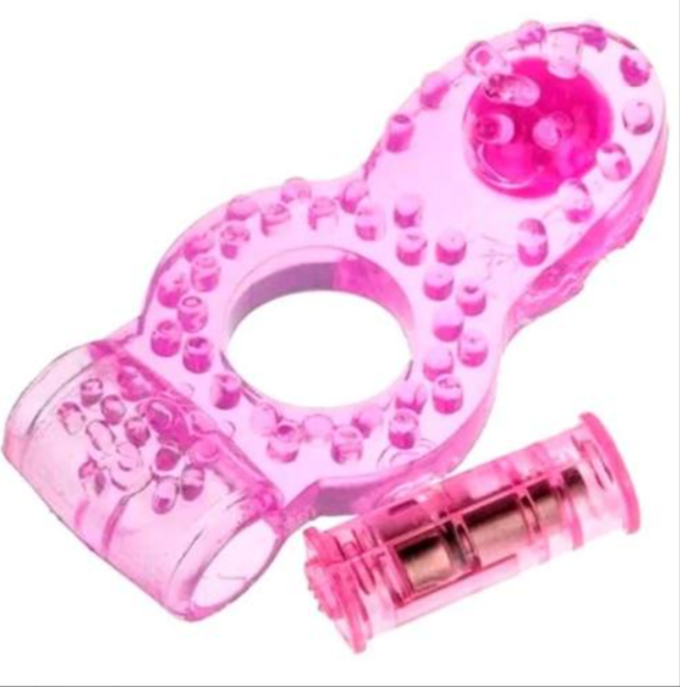 Anillo Pene Vibrador Retardante Doble Estimulo Anal Clitoris