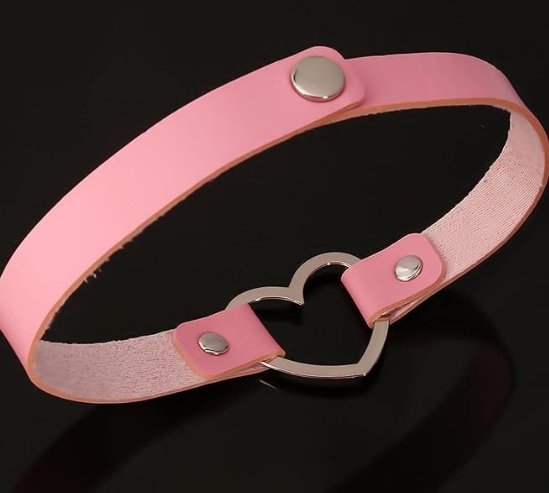 Gargantilla Collar Bondage Choker Cuello Corazón