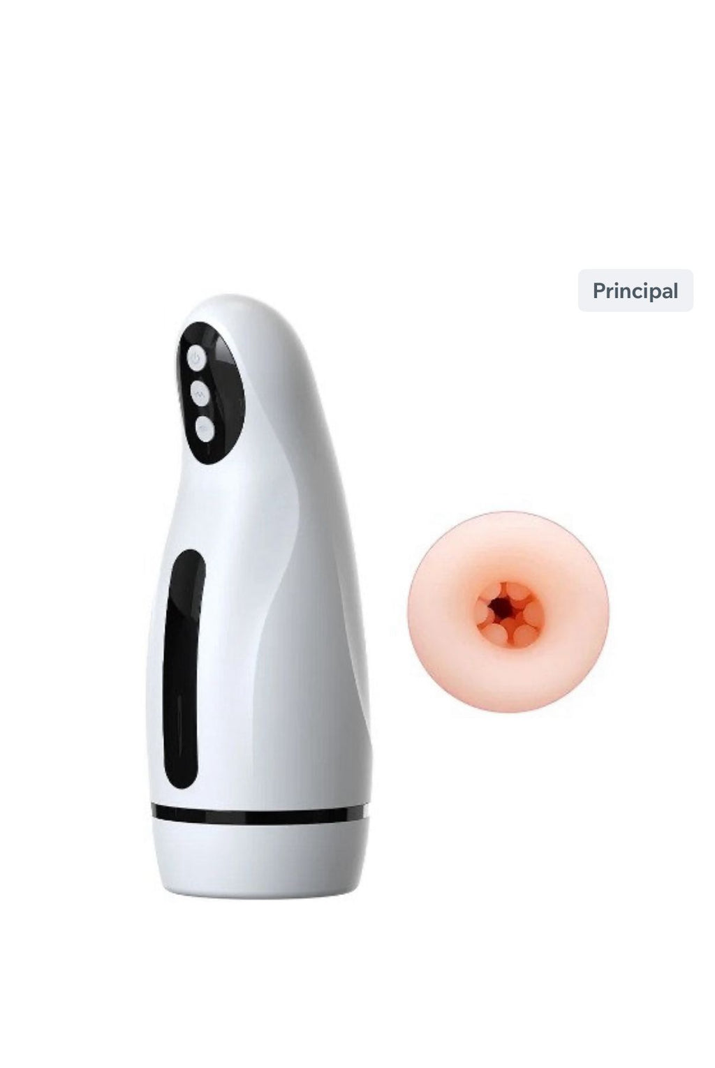 Masturbador,Succionador y Vibrador Masculino  Texturizado