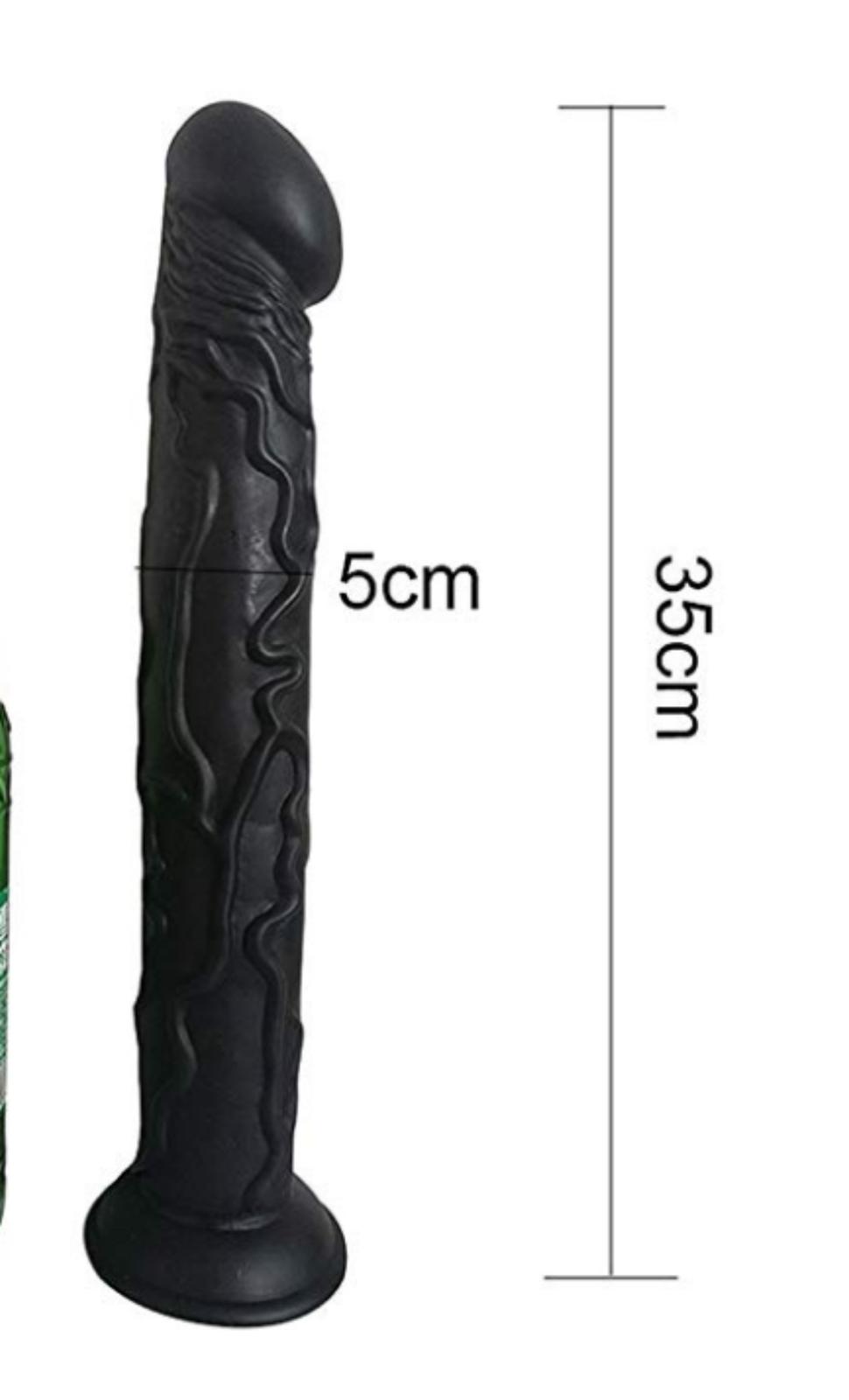 Consolador Dildo Realista Enorme Ventosa 35 Cm