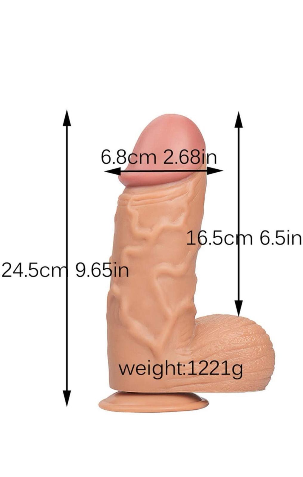 Dildo Realista Consolador Pene Hipergrueso Enorme